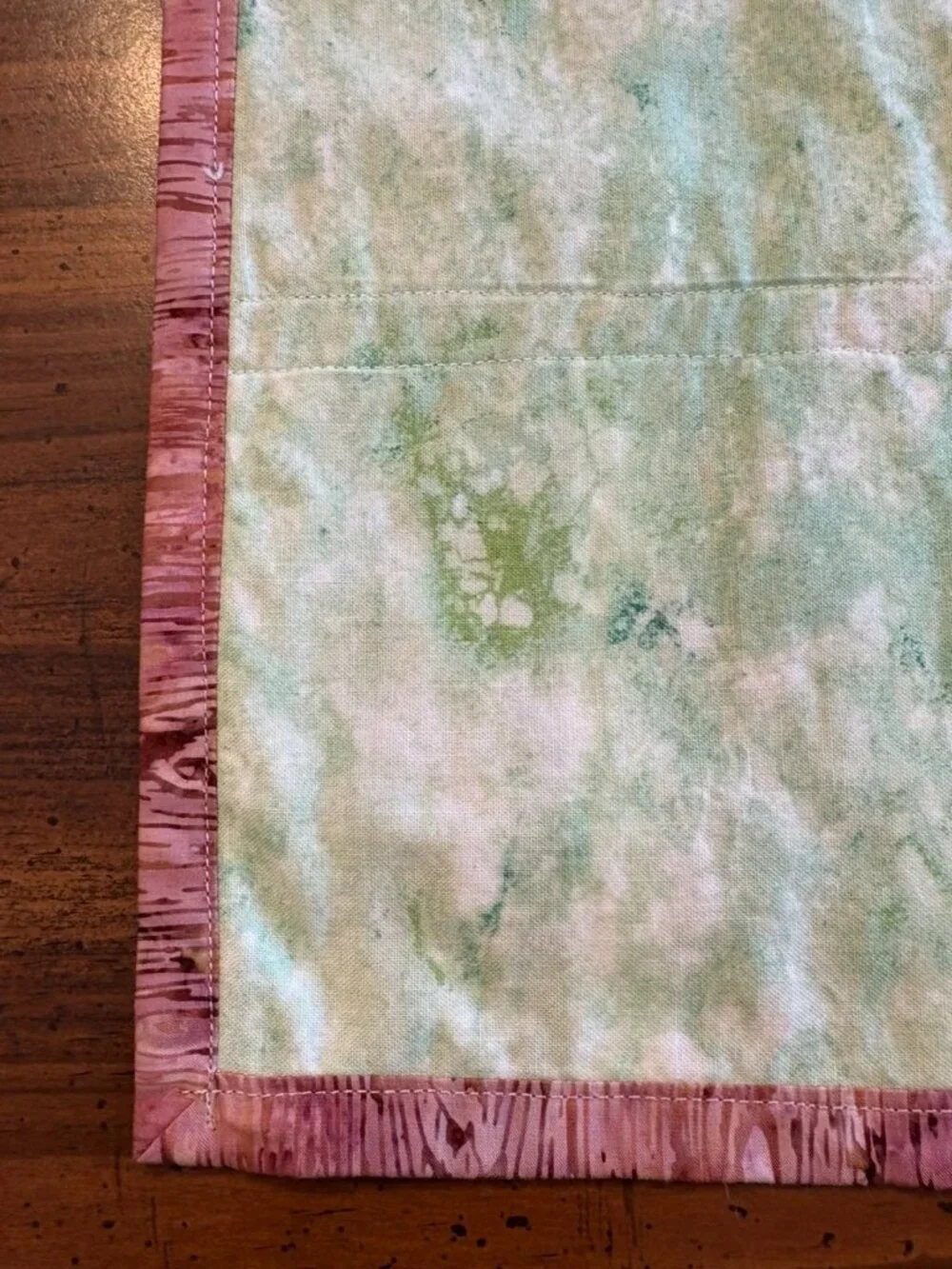 Cottagecore Patchwork Small Table Runner, Grandmacore Vintage Style Quilt